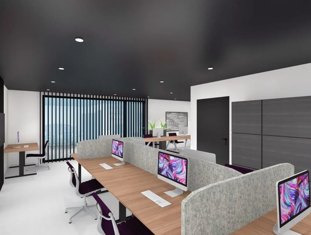 Un espace de bureaux identitaire